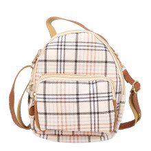 Elegante accesorio para mujer, mini mochila para artículos esenciales diarios, correas de hombro ajustables, diseño compacto multifuncional,