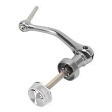 Fishing Spinning Reel Replacement Handle Power Handle Durable Material Adjustable Handle Lightweight Aluminum Alloy Comfortable Hand Feeling EVA Grip