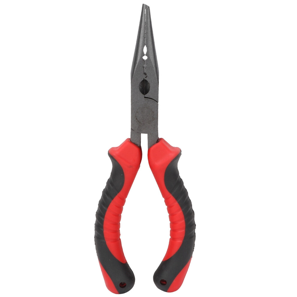 Multifunctional Needle Nose Pliers With Fine Tips Spring Loaded For Hard To Reach Areas Non Slip Handle Lightweight Portable 9463374543695