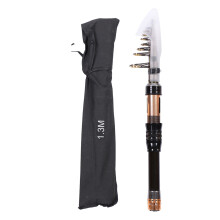 Carbon Fiber Telescopic Fishing Rod Spinning Reel Shielded Bearings Welded Stainless Steel Guides Ceramic Inserts Fishing Rod Corrosion Resistant CNC