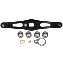 Carbon Handle For Fishing Reel Quality-Crafted Carbon Fiber Replacement With More Leverage And Durable Butter Smooth Operation Compatible For Shimano