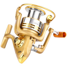 Fishing Spinning Reel Smooth Performance Lightweight Design For Freshwater Fishing Metal Components Anti Reverse Function Comfortable Grip Right And L