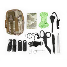 EDC Belt Pouch Tactical Molle Pouch Compact Waist Organizer Outdoor Utility Gear Bag Molle System Compatible Accessory for Backpack Vest Belt