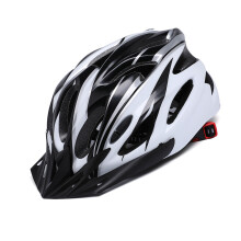Fahrradhelm Modell: EPS/PC, Größe Einheitsgröße, Schwarz/Weiß