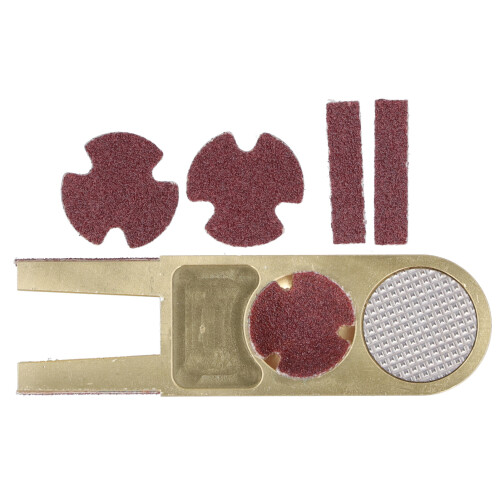 Billiards Pool Cue Tip Shaper Tool, Solid Alloy Material Multi Functional Pool Cue Tip Trimmers For Pool Cue Repair, Lightweight And Compact For Easy