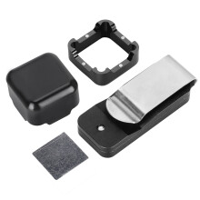 Organizzatore di gesso portatile in stile professionale, accessori per biliardo compatti e leggeri con clip fissa, clip magnetica da cintura per