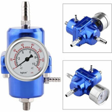 Régulateur de pression de carburant réglable professionnel, sa construction en alliage d'aluminium assure durabilité et poids optimal pour une