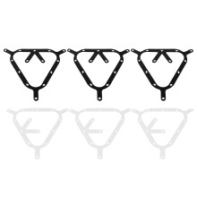Magic Ball Rack Set, High-Tech Nanometer Material For Quick Ball Placement, Wear Resistant & Space Saving, Perfect For 8, 9, 10 Ball Pool Games (6Pcs)