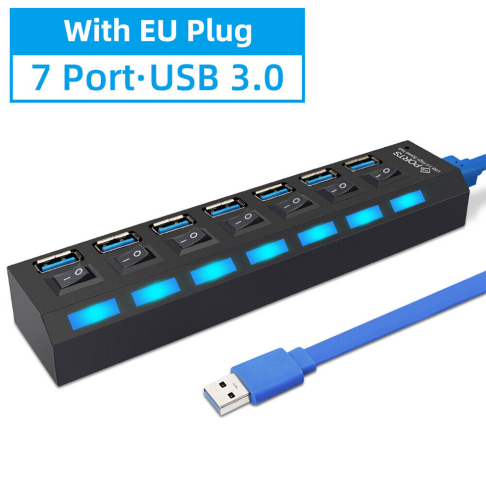 Smart Usb Hub, Exclusive Protection System Ensures Safe Connections, Multi Port Usb Splitter For Hassle-Free Usage 9405630311891