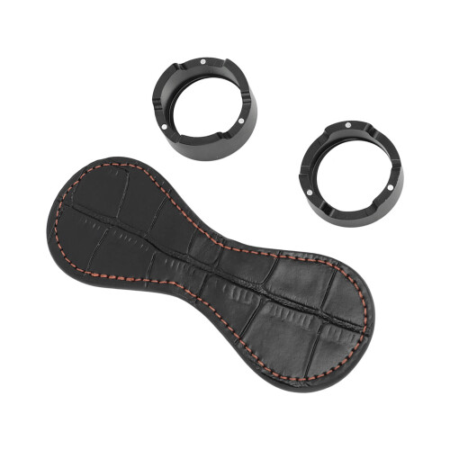 Magnetischer Billardkreidehalter aus Leder, 2