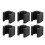 Billiards Snooker Cue Clips, Quality Plastic With Durable Lightweight Construction, Space Saving Solution For Your Game Room (6pcs) 4