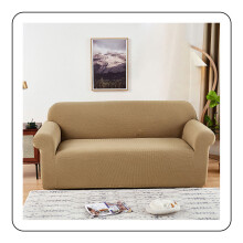 Luxurious Sofa Slipcovers, Spandex Jacquard Fabric Couch Covers, Elegant Protective Cover for Furniture (Loveseat)