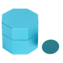 Aluminum Alloy Billiard Chalk Holder Pool Cue Chalk Box Magnetic Snooker Chalk Accessory Wear-Resistant Octagon Cue Tip Carrier High-Quality Billiard