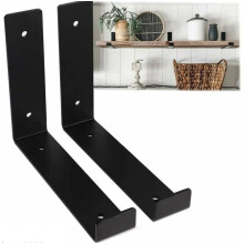 For A Wide Application: Floating Shelf Brackets With A Strong Bearing Force, Hidden Bracket Design, And Modern Stylish Look For Your Diy Projects