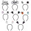 Universal Headband για Φεστιβάλ Παραστάσεων, Εξαιρετική Χειροτεχνία Ελαφριά Άνετα Φτερά 1