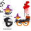 Λαμπερά γυαλιά ηλίου για το Halloween για όλες τις ηλικίες, ρεαλιστικά πλαίσια με 3