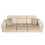 Multiple Color 3 Sofa Cover 2 Pillow Cover Set-champagne 1