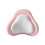 Comfortable Memory Foam Lumbar Pillow Office-Pink and gray 1