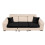 Pack of 5 Universals Elastic Sofa Cover Set with Quick-Black 1