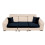 3pcs Stretch Sofa Cover and 2pcs Pillow Cover-Navy blue 1