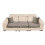 Set mit 3 elastischen Sofaschonern und 2 Kissenbezügen für-Sekt 1