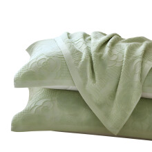 Paar gebreide jacquard zachte kussenhanddoek-Groente