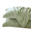 Paire de serviettes d'oreiller en coton lavables en machine-Vert 1