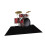Multiple Functional Sound Absorbing Mat Not Slip Base for Drum 1
