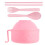 4St Roze Plastic Magnetronkomset Voor Ramen En Pasta 1