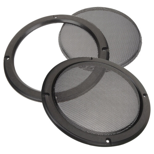 4St Zwarte Speaker Grill Afdekking Ijzer Voor Auto Subwoofer