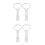 4St Baby Bed Accessoires Wit PP - Pull Up Loopringen Peuters 6