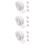 12St Vleesrol Net Polyester Wit Voor En Bbq Vleesbinding 10