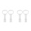4St Baby Bed Accessoires Wit PP - Pull Up Loopringen Peuters 9