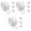 12St Vleesrol Net Polyester Wit Voor En Bbq Vleesbinding 5