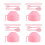 4St Roze Plastic Magnetronkomset Voor Ramen En Pasta 11