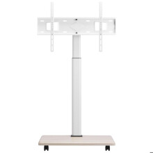 Suporte para TV Móvel - DUOKU - Carrinho Ajustável - Compatível com 32 a 70 polegadas - Rotação 25 - Branco