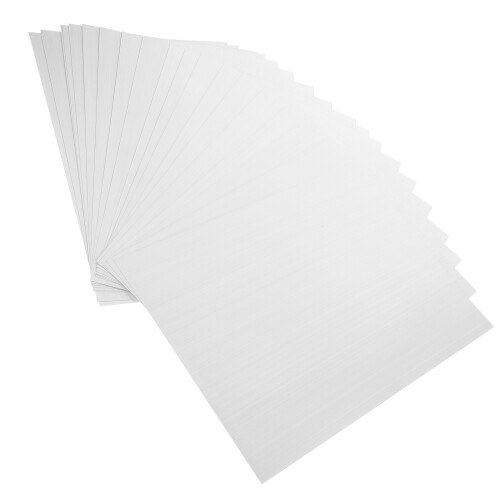 100Pz Fogli Carta Lucida Autoadesiva Per Stampanti Vari