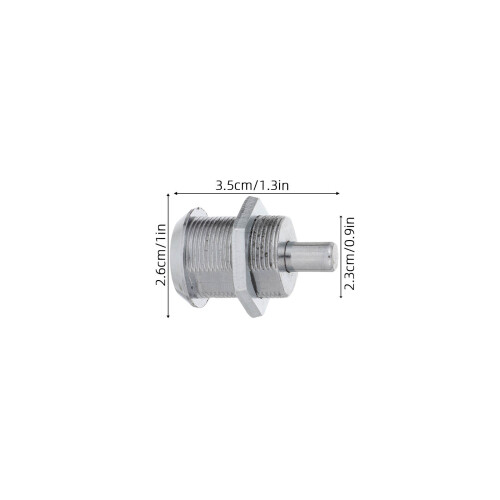 1Ensemble Serrure Robuste Pour Machine À Clé Antivol 2