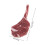 20Pz Mini Bistecche Simulate in PVC Rosso Per Cucina Bambole 3