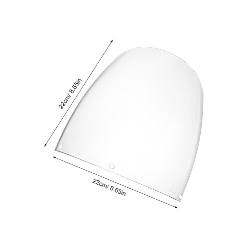 2 Pezzi Maschera Trasparente Saldatura Con Lente Ricambio 2