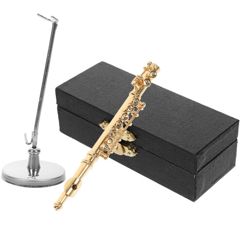 5Conjuntos Flutes Mini De Metal Ornamento Para Casa 2