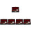 5Conjuntos Flutes Mini De Metal Ornamento Para Casa 7