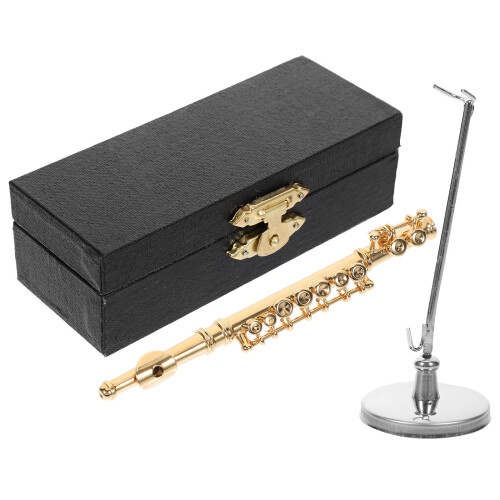 5Conjuntos Flutes Mini De Metal Ornamento Para Casa 1