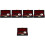 5Conjuntos Flutes Mini De Metal Ornamento Para Casa 6