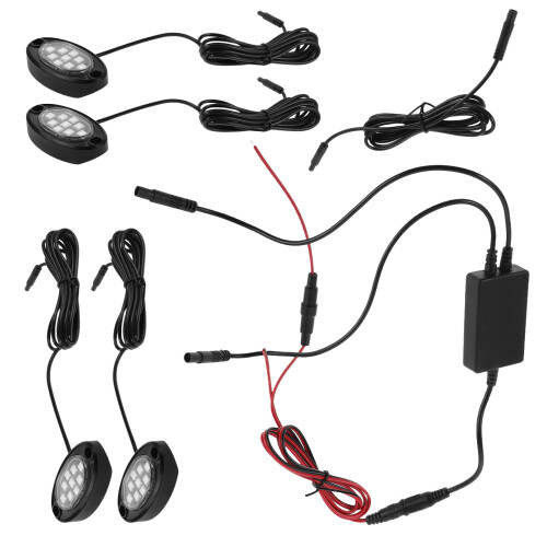 4Conjuntos Kit Subterrâneas Para Veículo Decoração Colorida 2