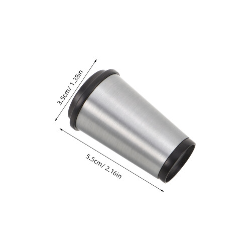 Silver Mini Ashtray Fireproof Portable Covered Ash Holder 1