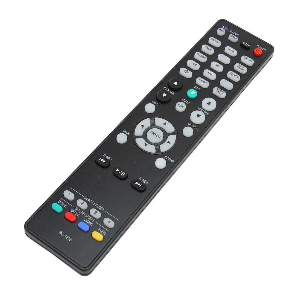 Remote Control For Av Receivers, Model Rc 1239, Abs, Aaa Battery 5001370934808