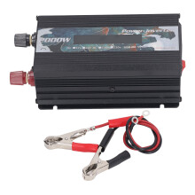 Inverter solare per auto da 2000 W, convertitore da CC a CA con display LCD, doppie prese CA, inverter a onda sinusoidale modificata per laptop,