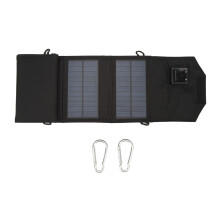 Solar Panel For Outdoor Adventure, Monocrystalline High Efficiency Lightweight Foldable Solar Charger With Ip65 Waterproof Feature And Led Indicator F