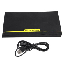 Portable Solar Panel High Efficiency Smart Charging Waterproof Foldable Design With USB Output Ports Durable Build For Emergency Backup Outdoor Use